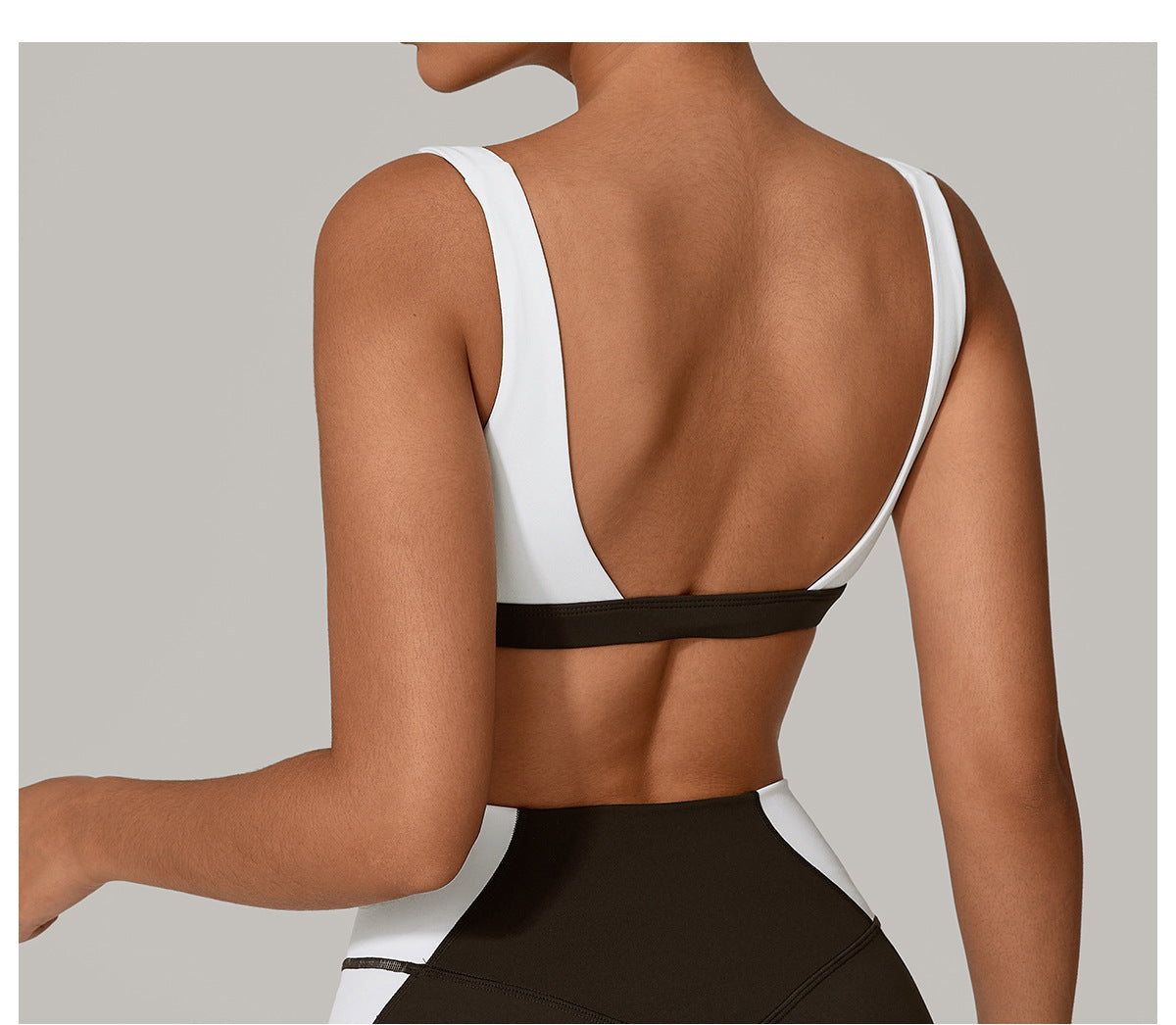 Wide Shoulder Strap Sports Underwear Shockproof Running Push up Yoga Clothes Training Vest Beauty Back Fitness Bra