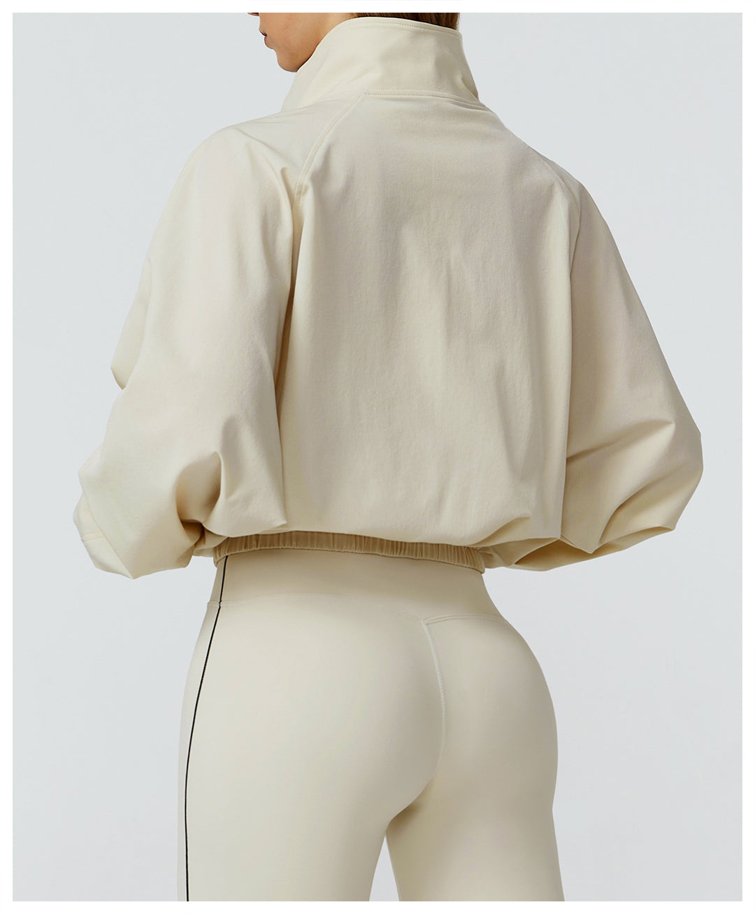 Sports Jacket Women Zipper Windproof Outdoor Running Workout Long Sleeve Yoga Clothes Coat