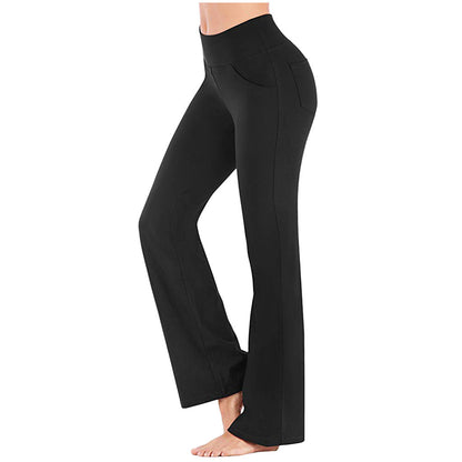 Wide Leg Pants High Waist Casual Girls Yoga Pants Plus Size