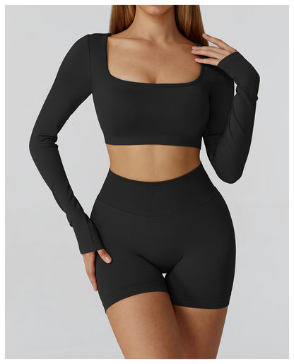 Yoga Long Sleeve Women Sports Running Fitness Clothes