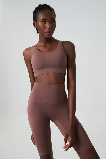 Breathing Cup Sports Underwear Women Sports Bra One Piece Chest Cup Yoga Fitness Underwear