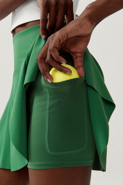 Nude Feel Quick-Drying Tennis Skirt Women Stretch Anti Wardrobe Malfunction Yoga Fitness Running Sports Skirt Women