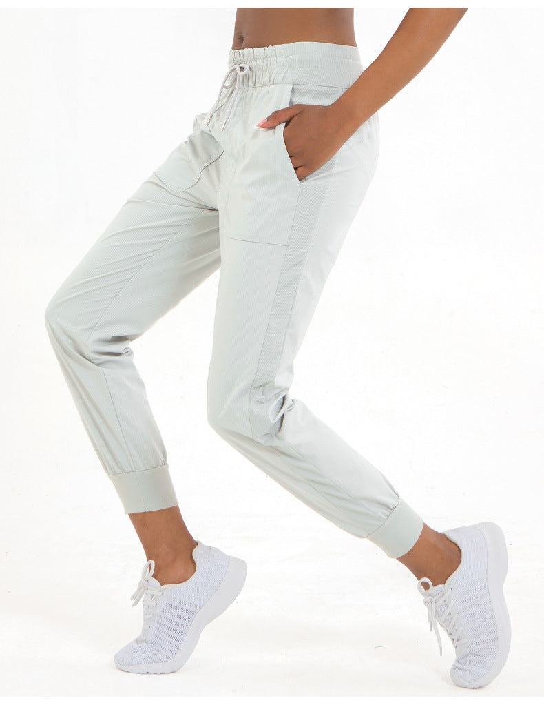 Arrival Running Casual Sports Trousers Ankle-Tied Breathable Quick-Drying Fitness Yoga Trousers