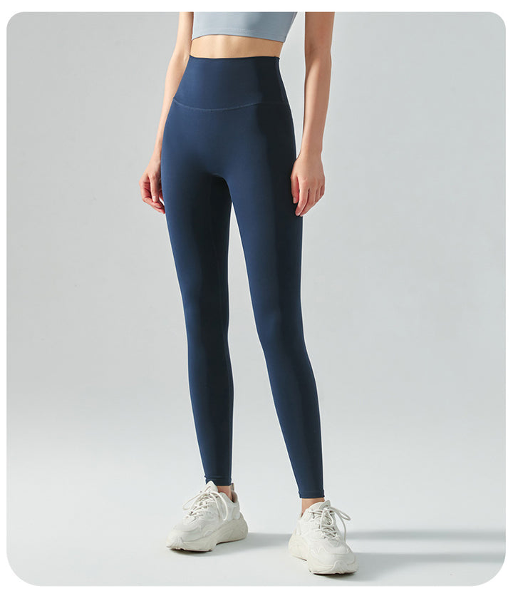 Breathable Nude Feel Tights Peach Hip Fitness Pants Women Sports Hip Lifting Trousers No Size Yoga Pants