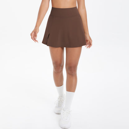 Cool Sun Protection Casual Tennis Skirt Slimming Sports Training Anti Exposure Yoga Fitness Leggings Short Skirt for Women