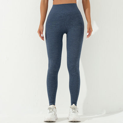 Seamless Yoga Pants Sports Tight High Waist Yoga Trousers Outer Wear Underwear Fitness Yoga Ninth Pants