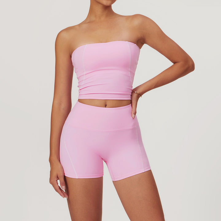 Vest Shorts Cherry Blossom Powder