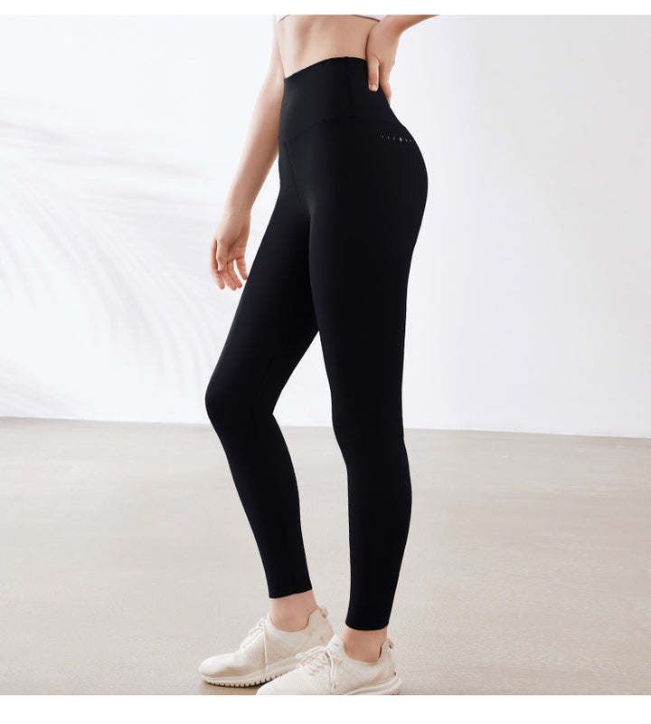 Fitness Sportswear Quick Drying Tights Cropped Trousers Yoga Pants High Waist Hip Lift Seamless Cloud Sense Ladies