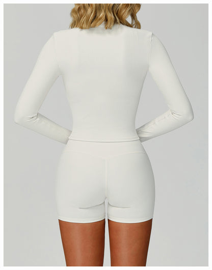 Yoga Jacket Slimming Outdoor Windproof Top Running Sports Fitness Jacket