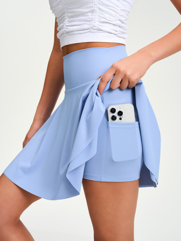 Yoga Skirts Women Summer High Waist Fitness Sports Tennis Skirt Skirt Pleated Skirt Anti Exposure Outerwear