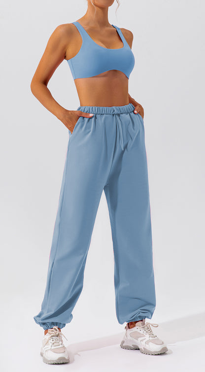 Spring Summer Girdle Loose Track Sweatpants Women Outdoor Dance Casual Trousers Office All Matching Straight Sweatpants Women