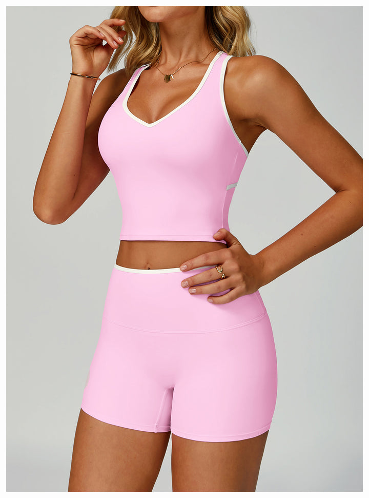 Women Feeling Hollow Out Cutout out Beauty Back Exercise Underwear Skinny Running Workout Clothes