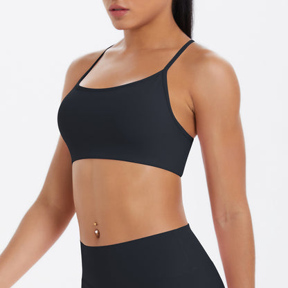 Underwear Push up Cross Sexy Beauty Back Strap Yoga Bra Running Workout Vest Sports