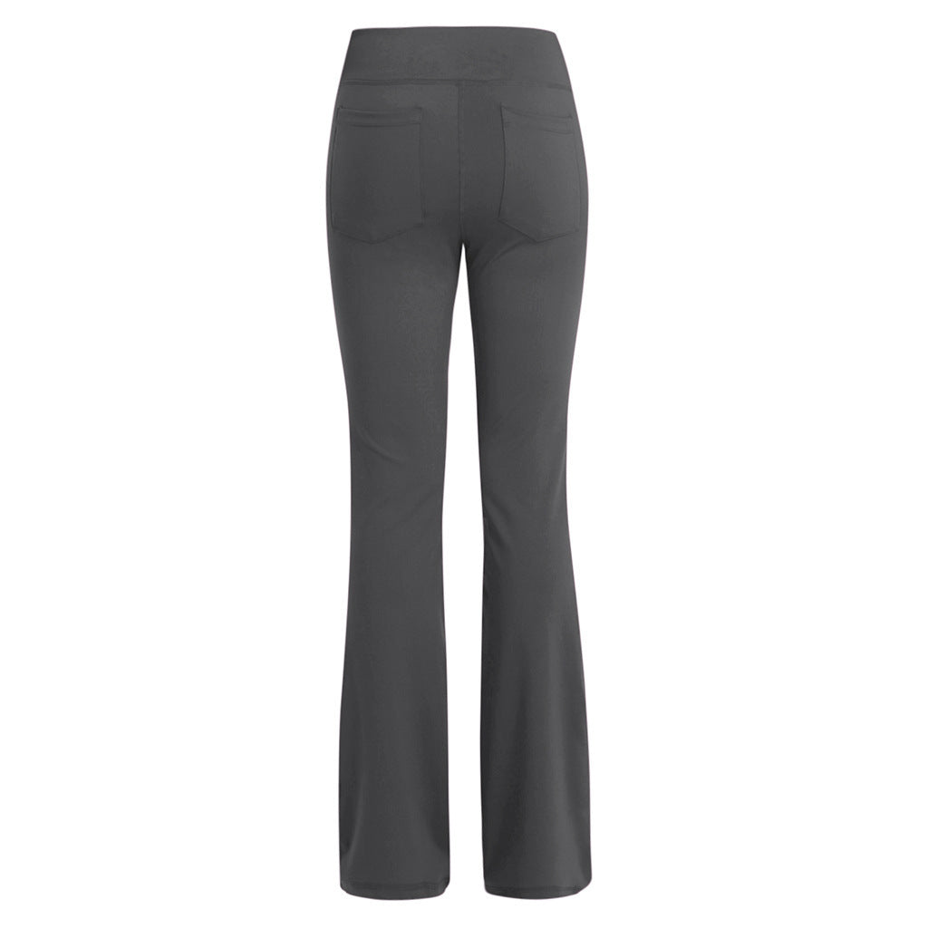 Wide Leg Pants High Waist Casual Girls Yoga Pants Plus Size