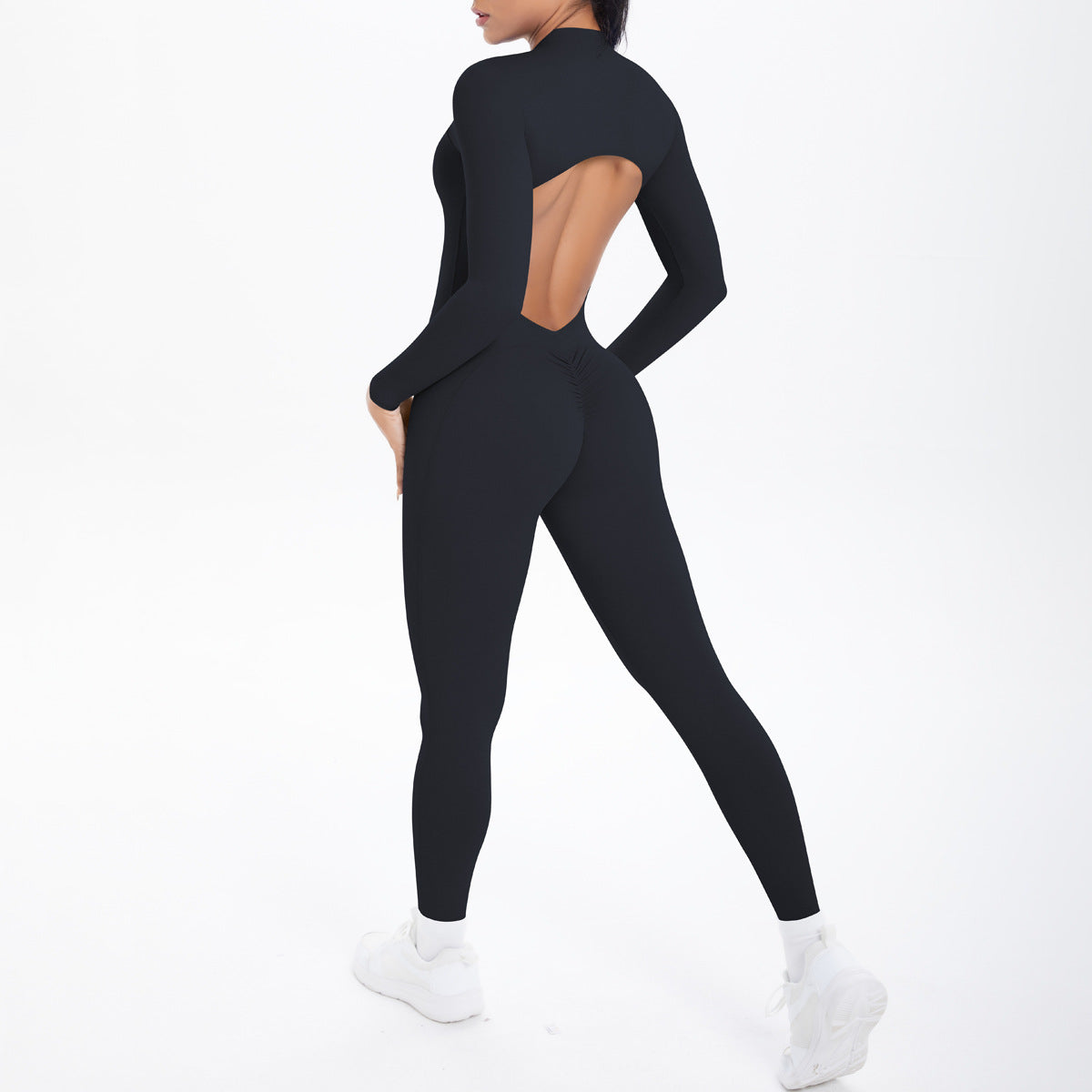 Long-Sleeved Trousers-Black
