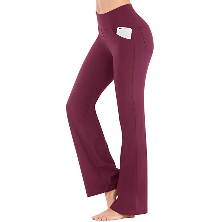 Wide Leg Pants High Waist Casual Girls Yoga Pants Plus Size