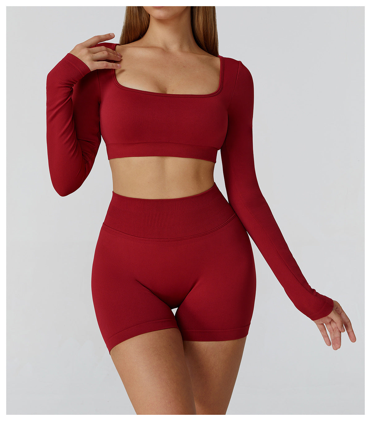 Yoga Long Sleeve Women Sports Running Fitness Clothes