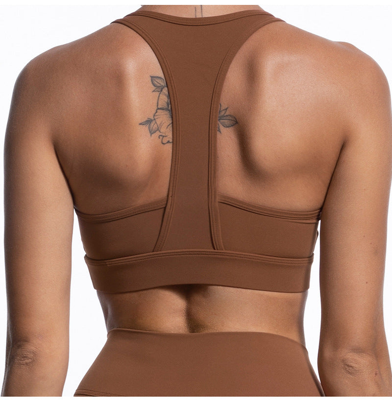 Tight Fitness Yoga Clothes Women Y Type Beauty Back Exercise Bra High Waist Hip Lift Fitness Pants Yoga Clothes Suit