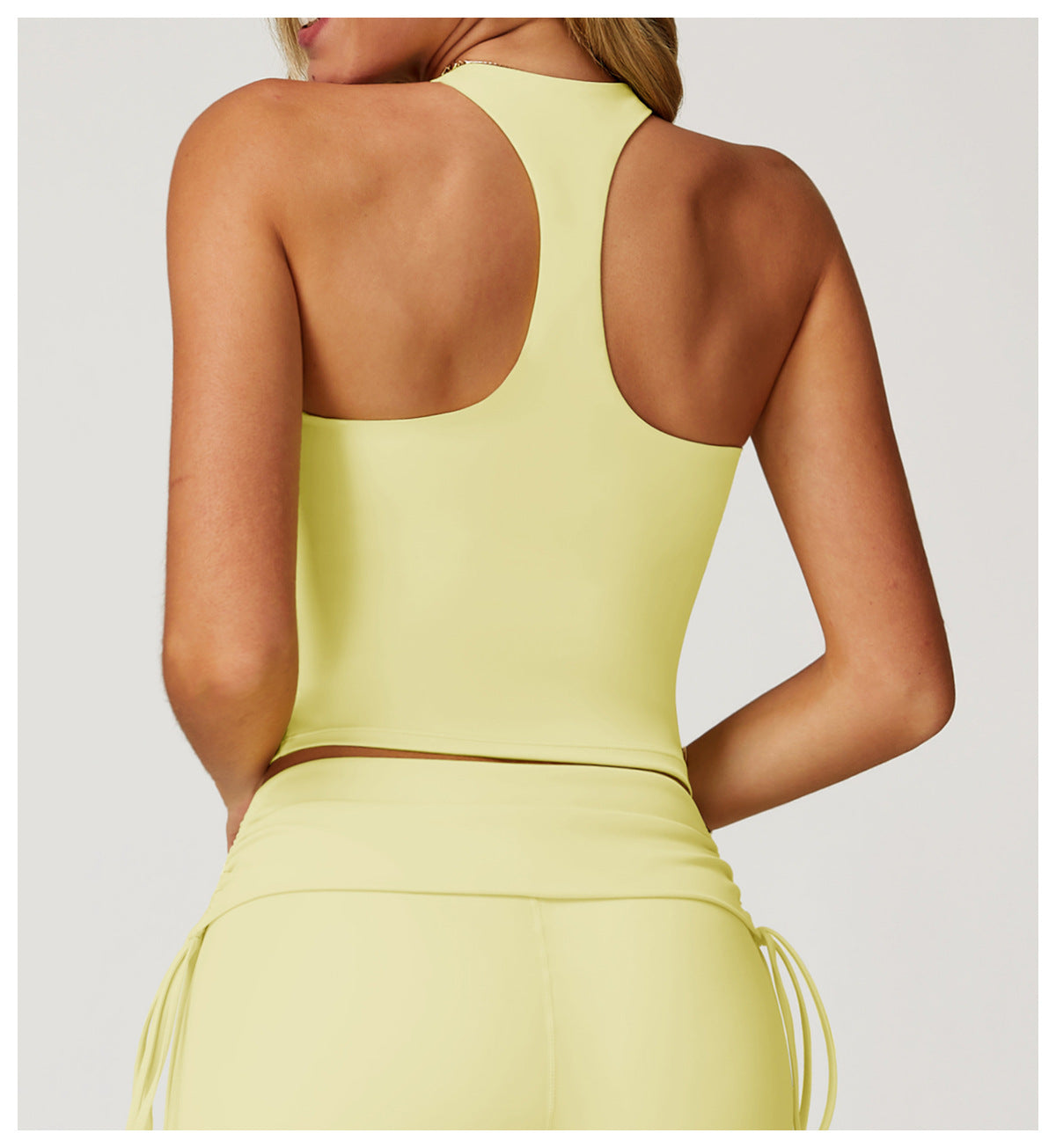 Yoga Vest H Shaped Beauty Back Quick-Drying Workout Top Outdoor Running Exercise Underwear