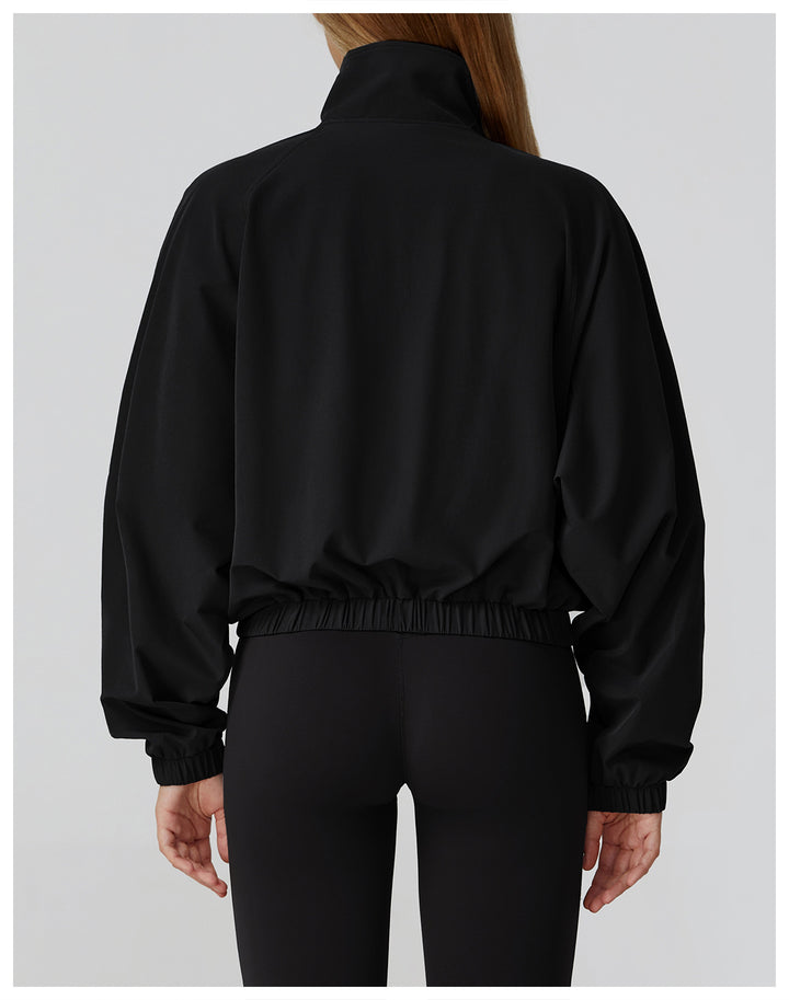 Sports Jacket Women Zipper Windproof Outdoor Running Workout Long Sleeve Yoga Clothes Coat