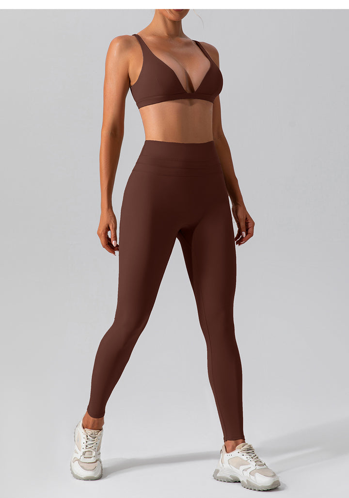 High Waist Shaping Nude Feel Yoga Pants Quick Drying Workout Running Pants Shaping Skinny Workout Pants Women