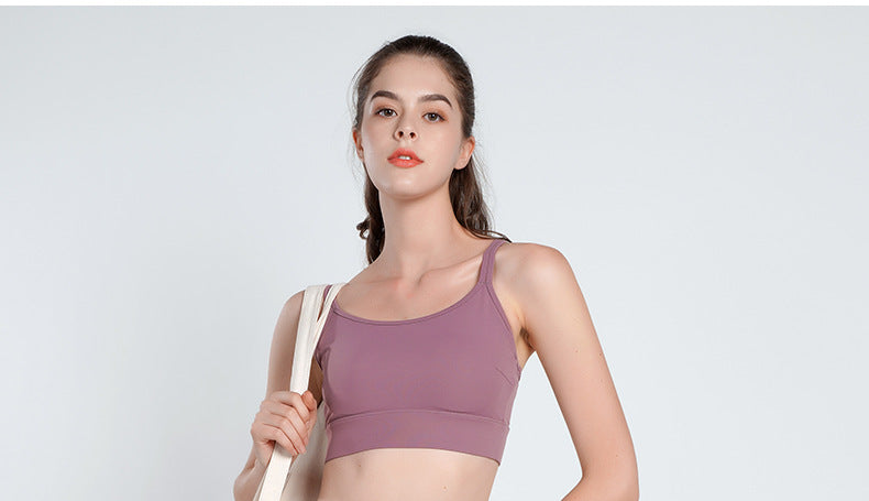 Sports Underwear for Women Spring Summer High Strength Beauty Back Fitness Vest Shaping Push up Yoga Bra Can Be Worn outside