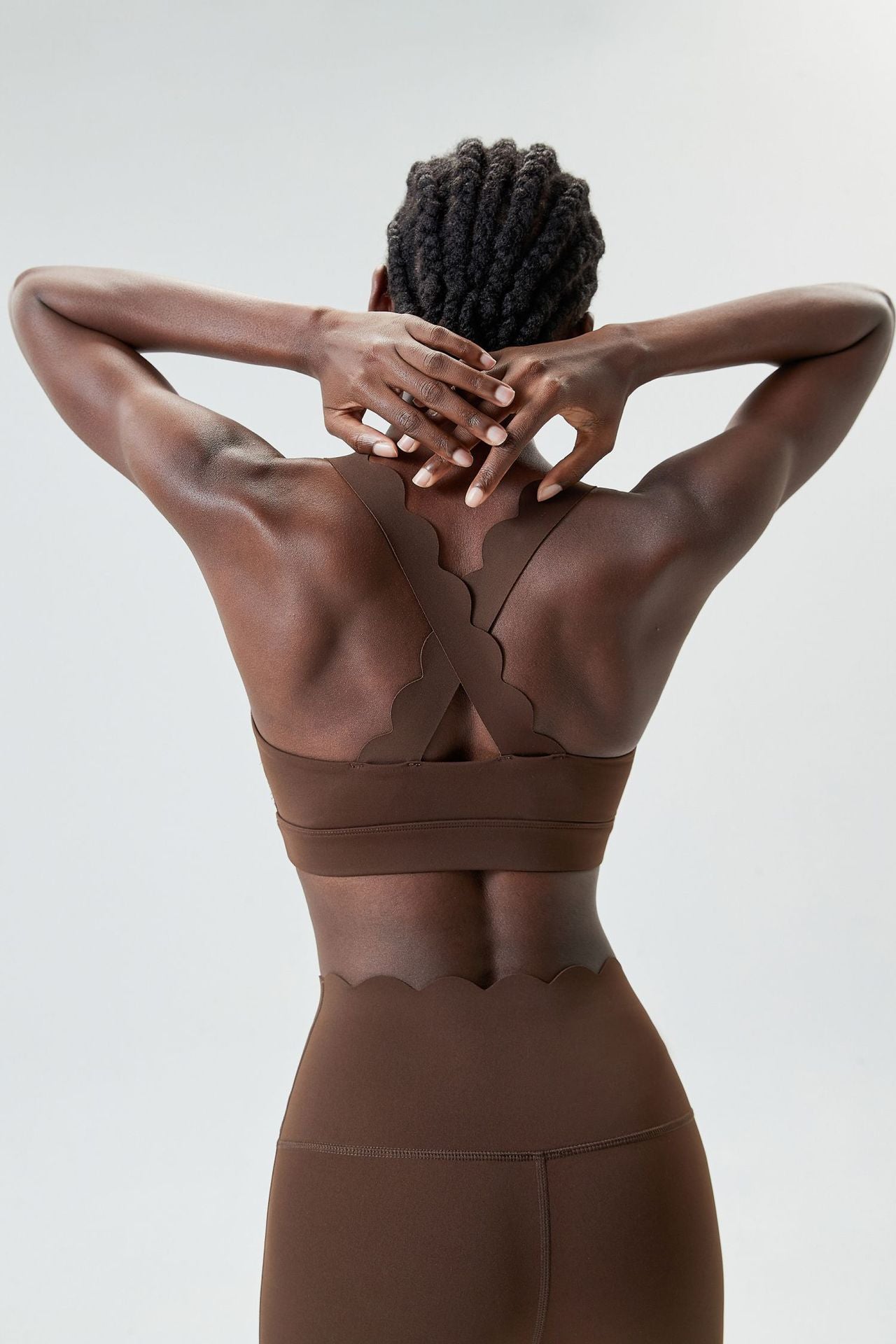 Liquid Glue Small Wave Sports Underwear Women Shockproof Workout Yoga Bra Quick Drying Running Vest