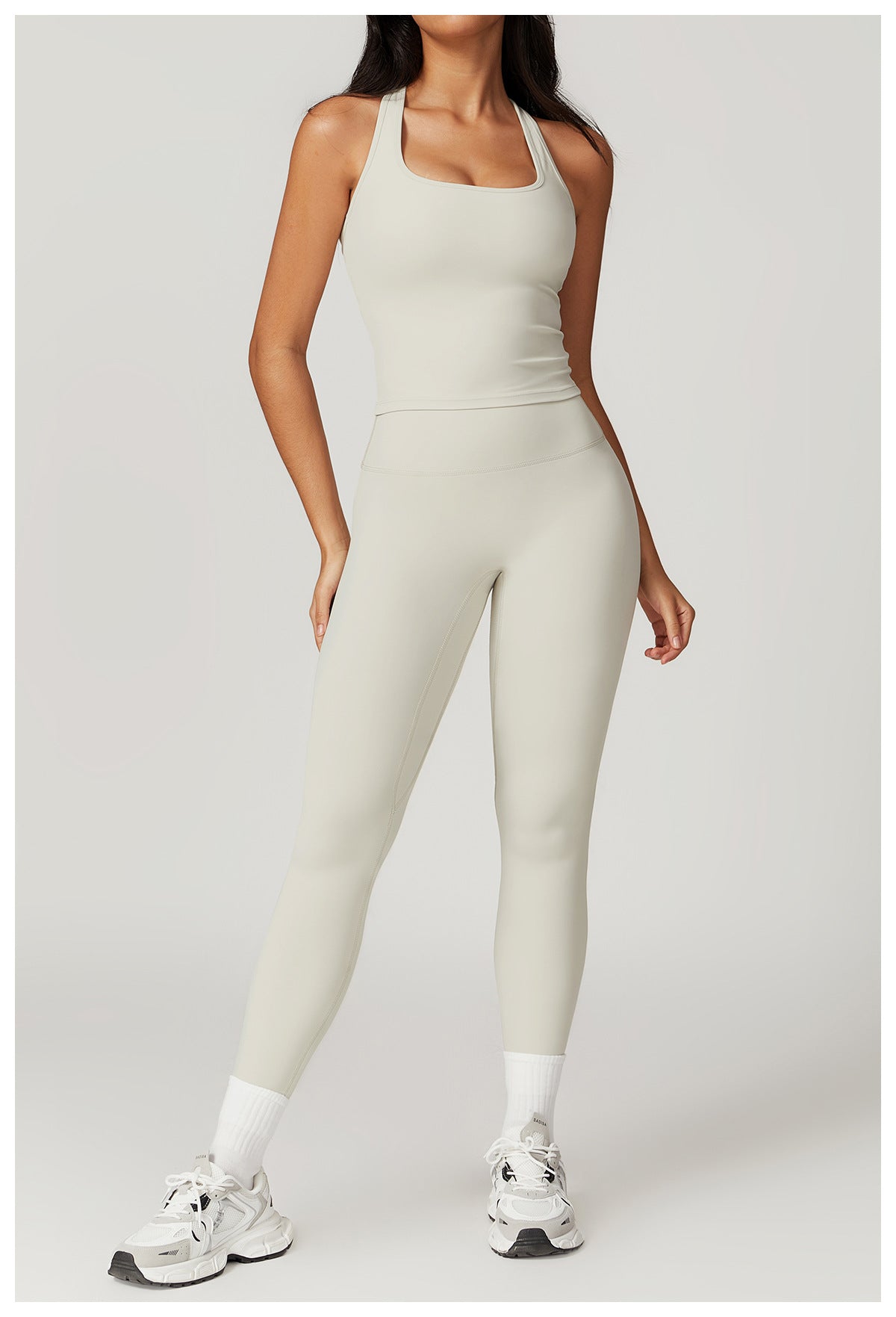 Sollinarry Brushed H Shaped Beauty Back Sports Vest Women Tight Quick Dry Casual Running Fitness Top Yoga Clothes