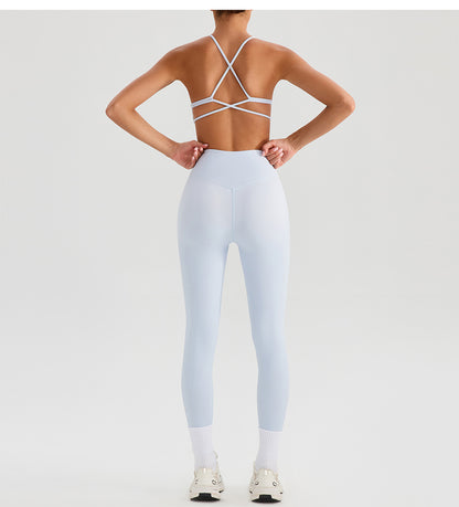 Nude Feel Yoga Pants Women Breathable Quick Drying Running Trousers Tight High Waist Hip Lifting Peach Exercise Workout Pants