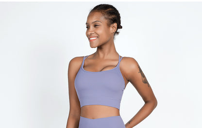Sports Underwear for Women Spring Summer High Strength Beauty Back Fitness Vest Shaping Push up Yoga Bra Can Be Worn outside