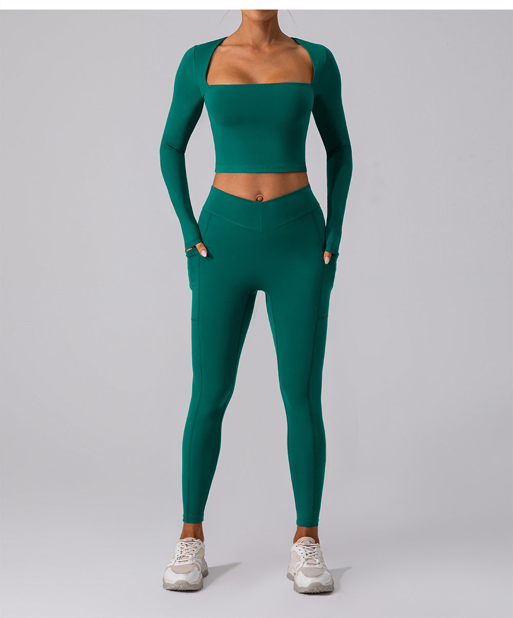 Hip Lifting Nude Feel Yoga Pants Women Body Shaping Belly Contraction Sports Running Fitness Pants Training Slimming Stretch Tights