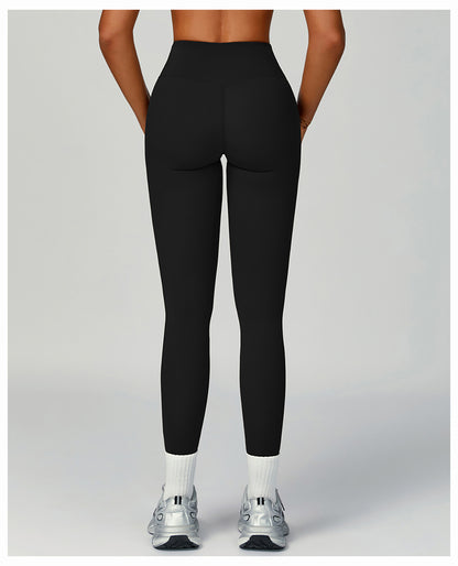 Sollinarry Sustainable Recycled High Waist Tights Outdoor Running Yoga Pants Women Quick Drying Exercise Workout Pants