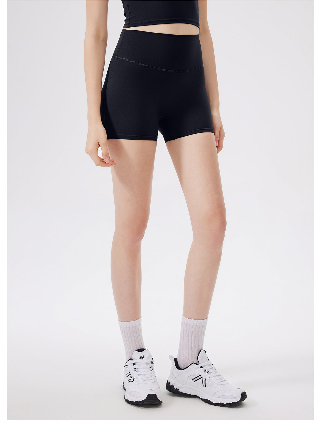 No Embarrassment Pleated Sports Shorts Back Pocket High Waist Hip Lift Cloud Sense Yoga Shorts Outer Wear Running Fitness Pants