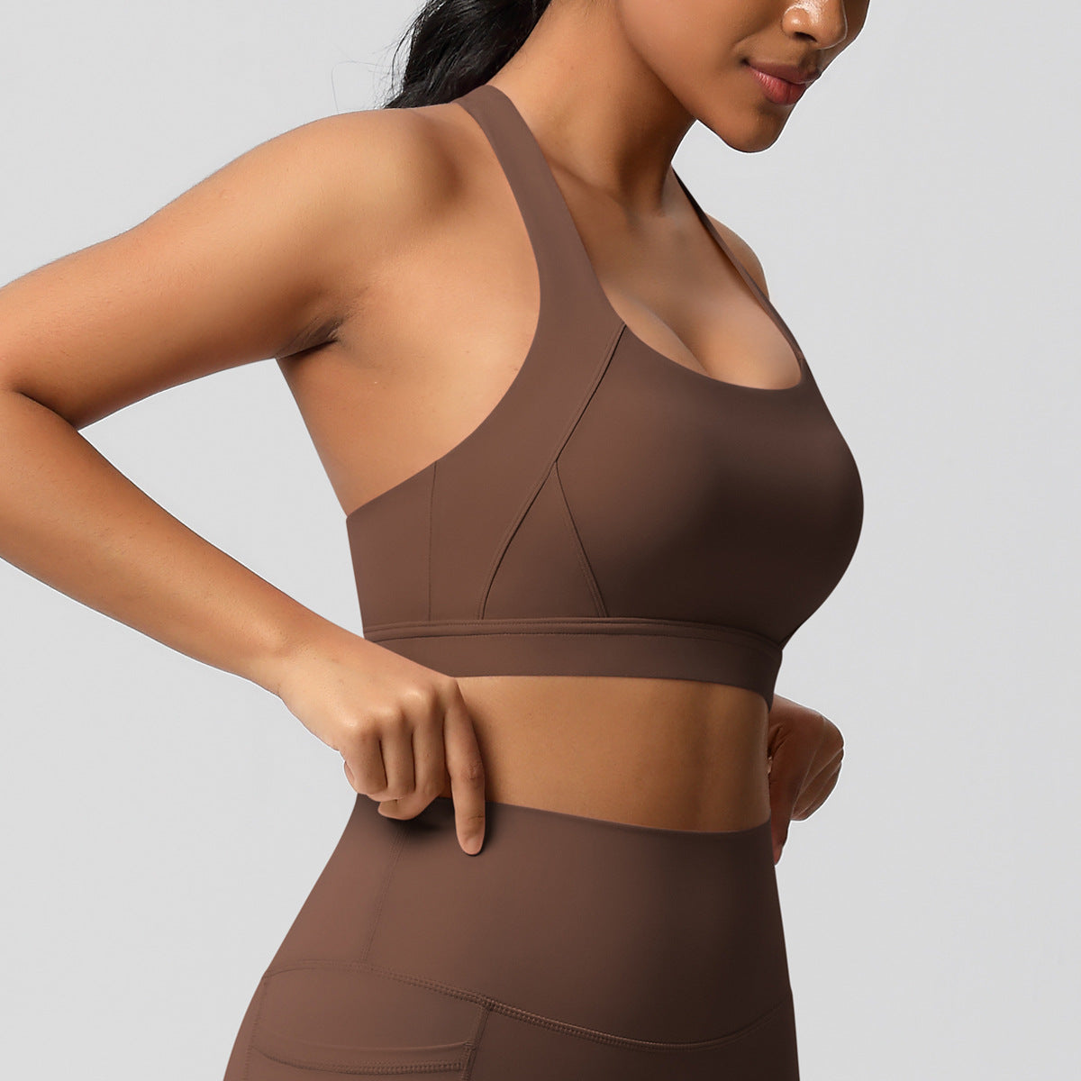 Cloud Sense Tight Yoga Vest Sports Underwear Shockproof High Strength Bra Pilates Running Outdoors Workout Clothes for Women