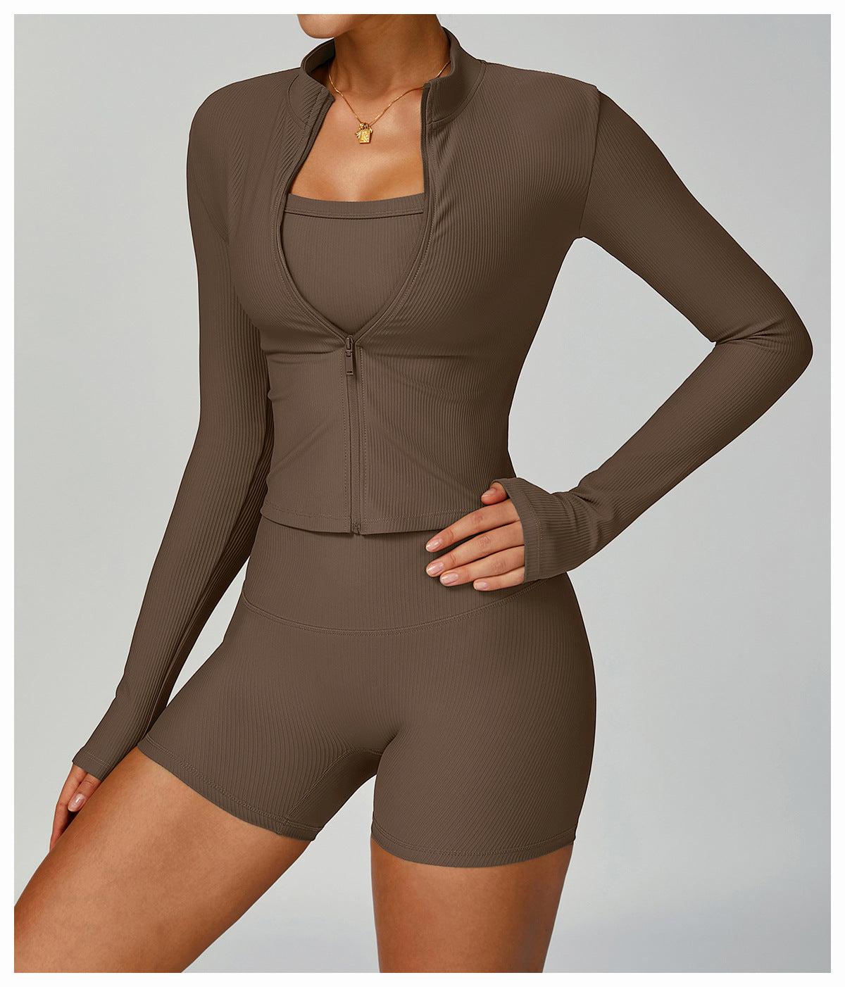 Yoga Jacket Slimming Outdoor Windproof Top Running Sports Fitness Jacket