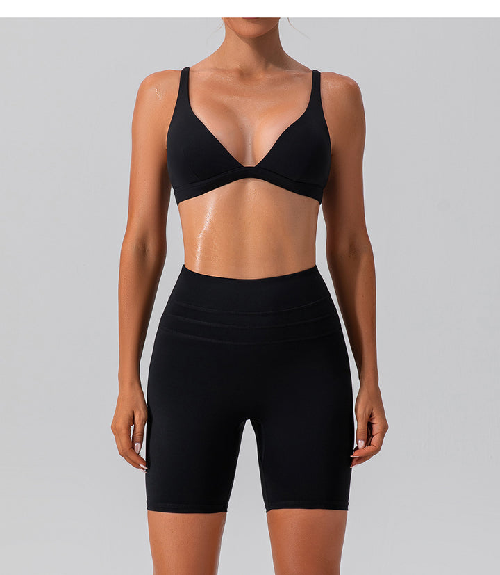 Autumn Quick-Drying Skinny Yoga Clothes Suit Running Casual Nude Feel Sports Training Fitness Suit Women