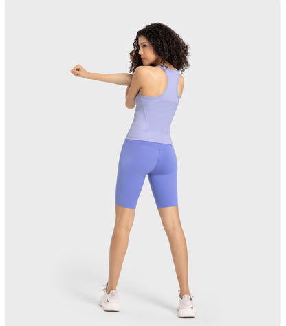 Antibacterial Deodorant Close Fitting Slimming Yoga Vest Women High Elastic Nude Feel Sports Fitness Yoga Wear