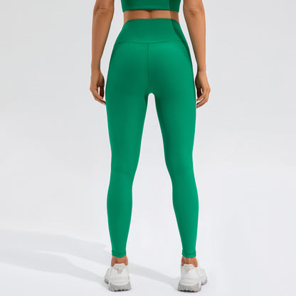 Yoga Pants Women Hip Lifting Outdoor Running Fitness Pants Elastic High Waist Workout Exercise Pants