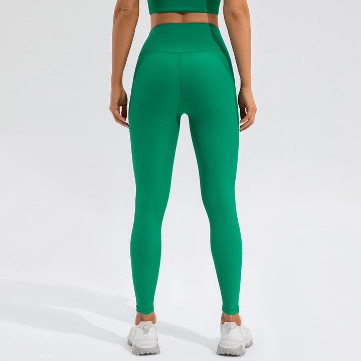 Yoga Pants Women Hip Lifting Outdoor Running Fitness Pants Elastic High Waist Workout Exercise Pants