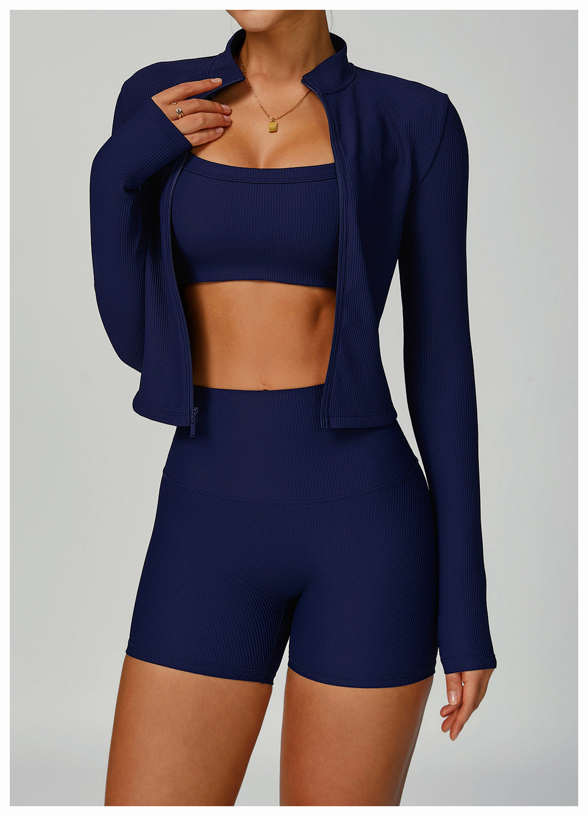 Yoga Jacket Slimming Outdoor Windproof Top Running Sports Fitness Jacket