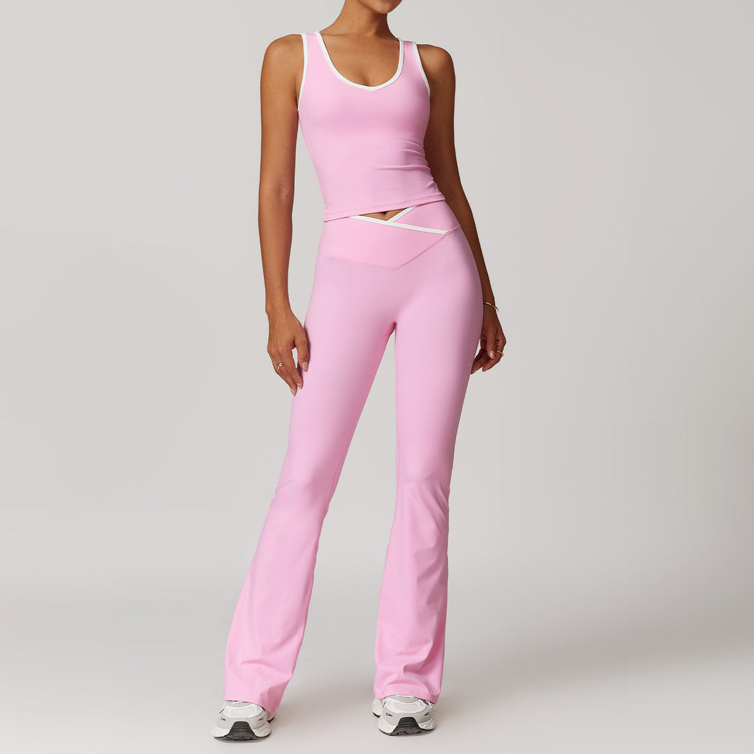 Vest Trousers Cherry Blossom Powder