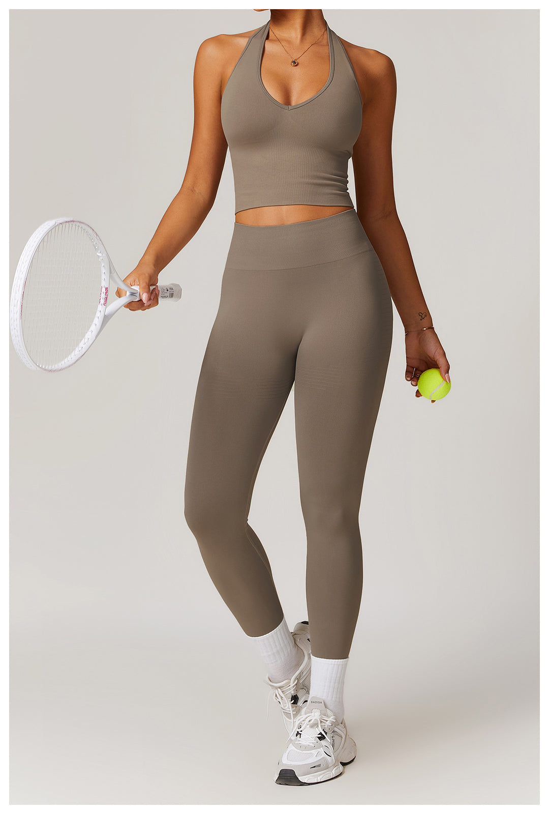 Sollinarry Tight High Waist Hip Raise Yoga Pants Thread Waist Belly Contracting Fitness Pants Women Outer Wear Running Workout Pants
