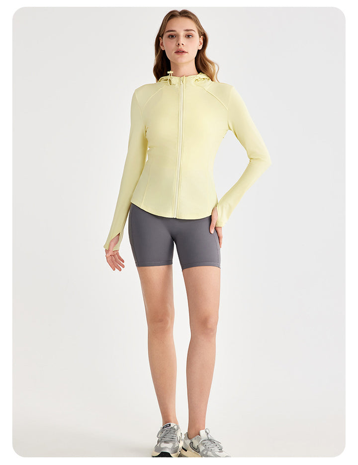 Raw Yarn Ice Feeling Hooded Sun Proof Top Women Slim Fit Slimming UV Protection UPF50 Outdoor Riding Sun-Protective Clothing