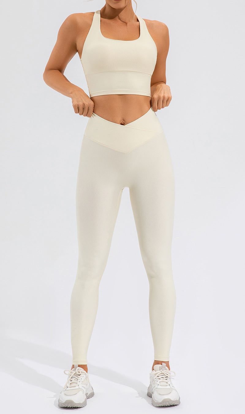 Yoga Pants Women Hip Lifting Outdoor Running Fitness Pants Elastic High Waist Workout Exercise Pants