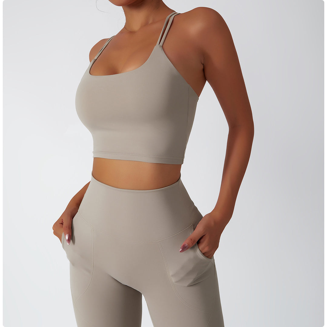 Yoga Suit Summer Breathable Training Sports Suit Women High Waist Hip Lift Running Fitness Clothes