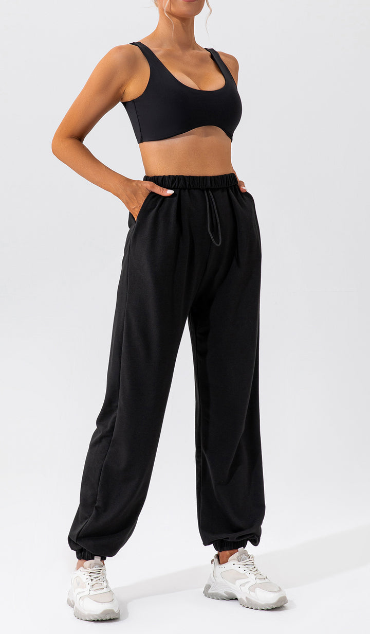 Spring Summer Girdle Loose Track Sweatpants Women Outdoor Dance Casual Trousers Office All Matching Straight Sweatpants Women