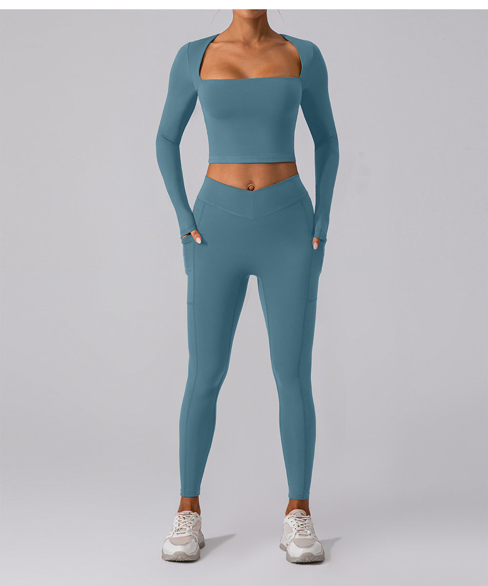 Hip Lifting Nude Feel Yoga Pants Women Body Shaping Belly Contraction Sports Running Fitness Pants Training Slimming Stretch Tights