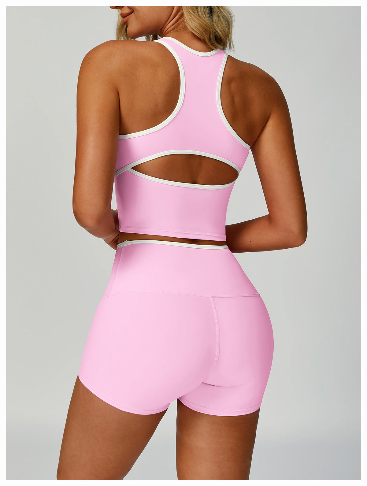 Women Feeling Hollow Out Cutout out Beauty Back Exercise Underwear Skinny Running Workout Clothes