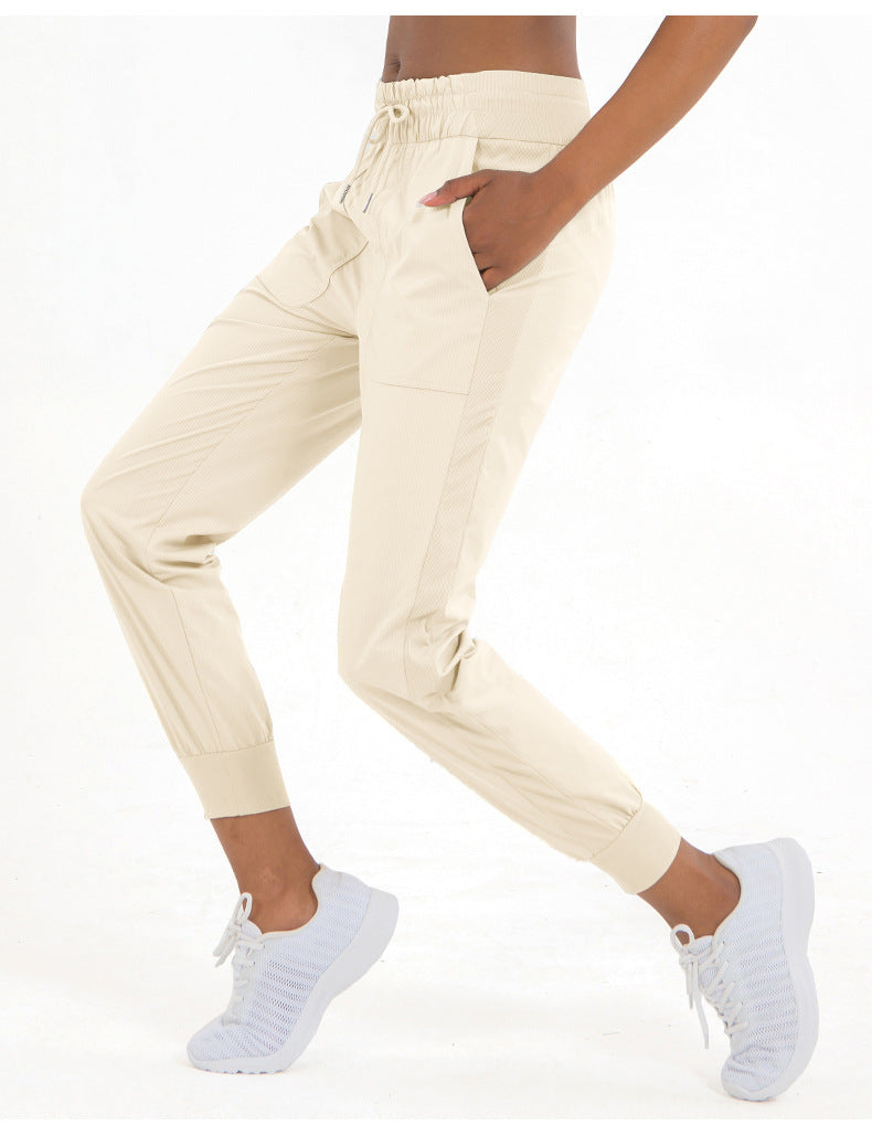 Arrival Running Casual Sports Trousers Ankle-Tied Breathable Quick-Drying Fitness Yoga Trousers