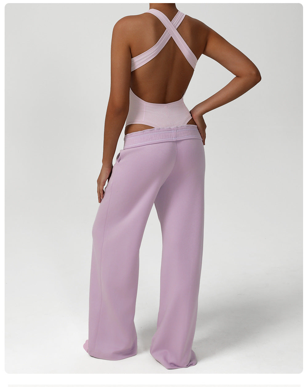 Loose Casual Straight Leg Wide Leg Pants Yoga Clothes Dance Training Sports Trousers Mop Pocket Sweatpants
